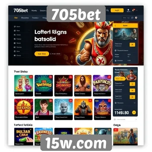 Nova interface do site 705bet melhora experiência do usuário